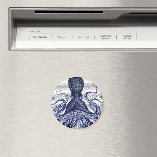 Blauer Kraken Magnet (In Situ (Geschirrspüler))