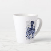 Blauer Kraken Milchtasse (Rechte Ecke)