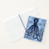 Blauer Kraken Notizblock (Innenseite)