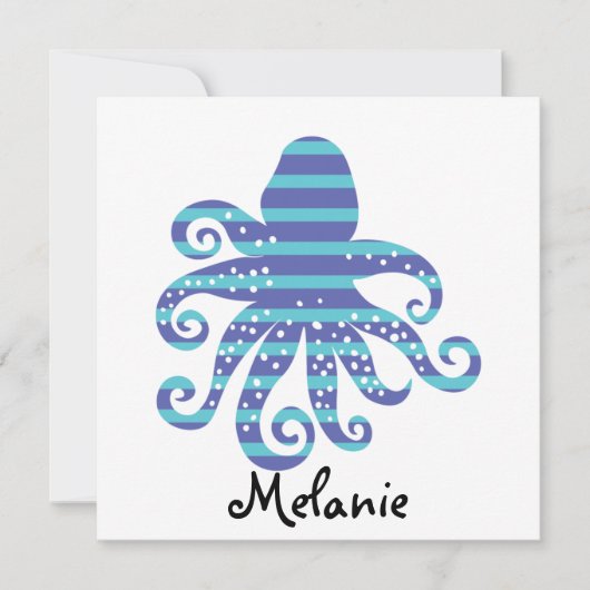 Blauer Kraken-Puzzle (Vorderseite)