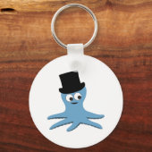 Blauer Kraken Schlüsselanhänger (Vorderseite)