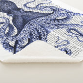 Blauer Kraken Sherpadecke (3/4)
