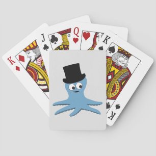 Blauer Kraken Spielkarten