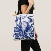Blauer Kraken Tasche (Von Nahem)
