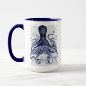 Blauer Kraken Tasse (Links)