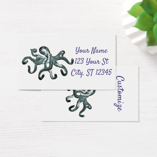 Blauer Kraken Thunder_Cove (Schreibtisch)