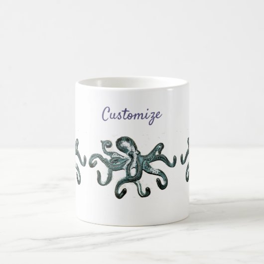 Blauer Kraken Thunder_Cove Kaffeetasse (Mittel)