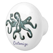 Blauer Kraken Thunder_Cove Keramikknauf (Rechts)