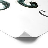 Blauer Kraken Thunder_Cove Poster (Ecke)