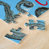 Blauer Kraken Thunder_Cove Puzzle (Seite)