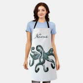 Blauer Kraken Thunder_Cove Schürze (Getragen)