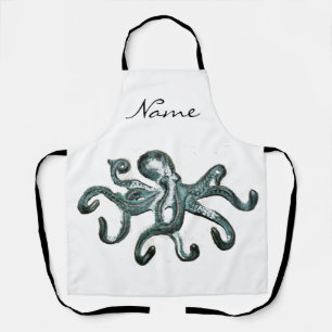 Blauer Kraken Thunder_Cove Schürze