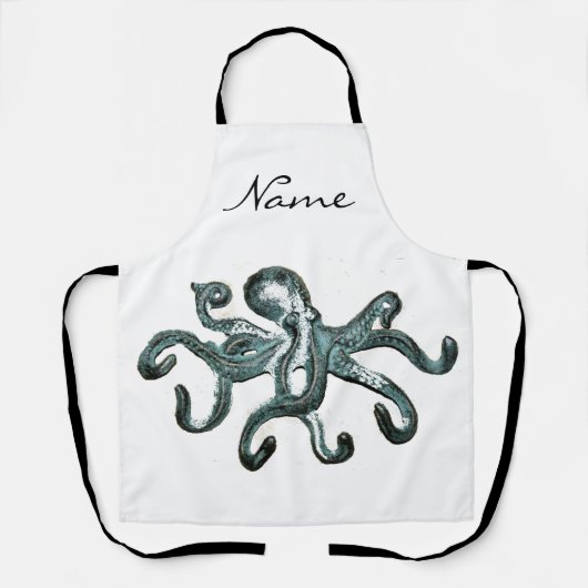 Blauer Kraken Thunder_Cove Schürze (Vorderseite)