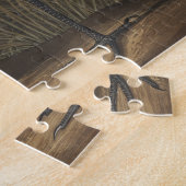 Blauer Kranich oder Heron von Vögeln Amerikas Puzzle (Seite)