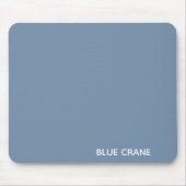 Blauer Kranname Mousepad (Vorne)