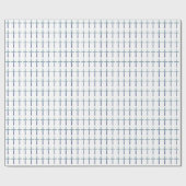 Blauer Kräuselungs-Effekt/religiöses Kreuz Geschenkpapier (Flach)