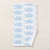 Blauer Krebs Badhandtuch Set (Handtuch)