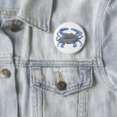Blauer Krebs Button (Beispiel)