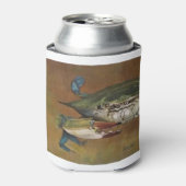 Blauer Krebs Dosenkühler (Kanne Vorderseite)