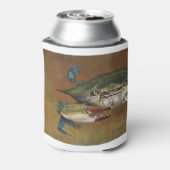 Blauer Krebs Dosenkühler (Kanne Rückseite)