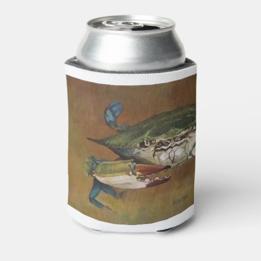 Blauer Krebs Dosenkühler (Kanne Rückseite)