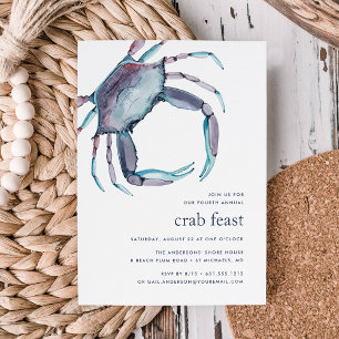 Blauer Krebs   Einladung zum Crab-Fest