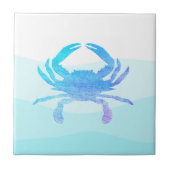Blauer Krebs Fliese (Vorderseite)