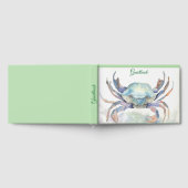 Blauer Krebs Gästebuch (Voll)