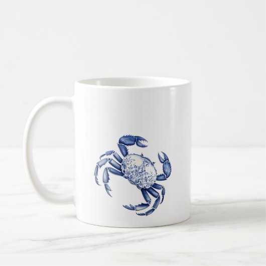 Blauer Krebs Kaffeetasse (Links)