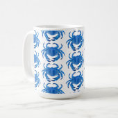 Blauer Krebs Kaffeetasse (Vorderseite Links)