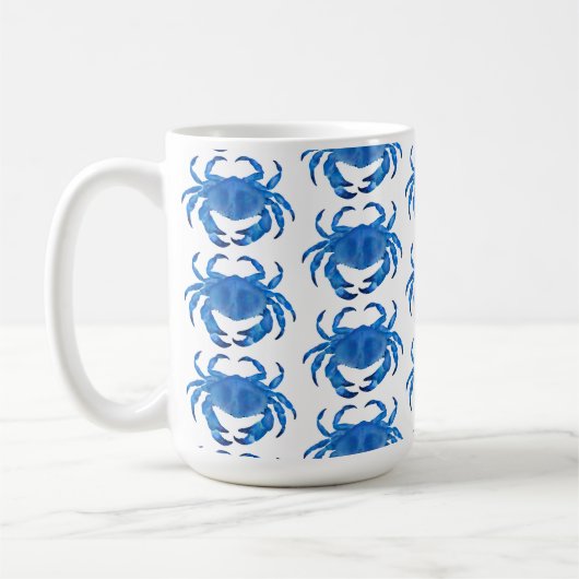 Blauer Krebs Kaffeetasse (Links)