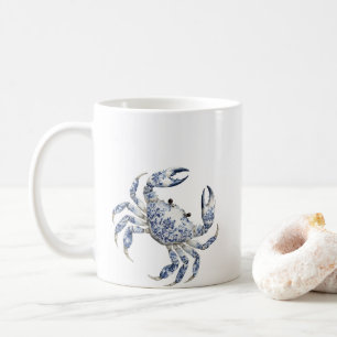 Blauer Krebs Kaffeetasse