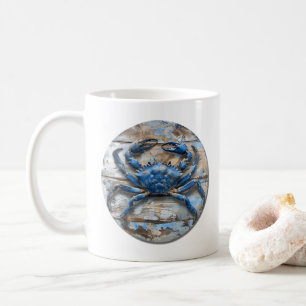 Blauer Krebs Kaffeetasse