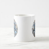 Blauer Krebs Kaffeetasse (Mittel)