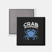 Blauer Krebs - Krabbenflüster Magnet (Vorderseite/Rückseite)
