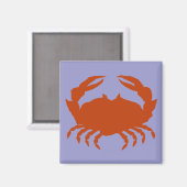 Blauer Krebs Magnet (Vorderseite/Rückseite)