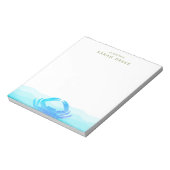 Blauer Krebs Notizblock (Rotiert)