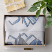 Blauer Krebs Seidenpapier (Geschenk)