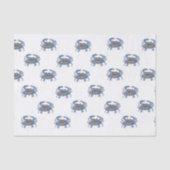 Blauer Krebs Seidenpapier (Vorderseite)