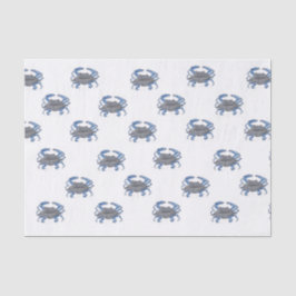 Blauer Krebs Seidenpapier