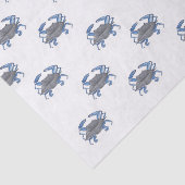 Blauer Krebs Seidenpapier (Ausschnitt)