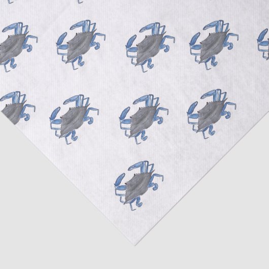 Blauer Krebs Seidenpapier (Ausschnitt)