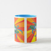 Blauer Krebs Tasse (Zentrum)