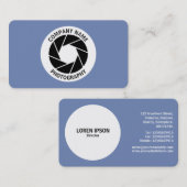 Blauer Kreis - Blauer Grau Visitenkarte (Vorne/Hinten)