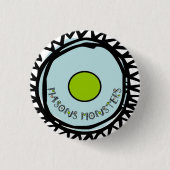 Blauer Kreis Button (Vorderseite)