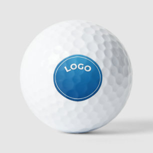 Blauer Kreis, Rundes Logo, Kreisförmiges Abzeichen Golfball