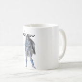 blauer Krieger, nicht jetzt Kaffeetasse (VorderseiteRechts)