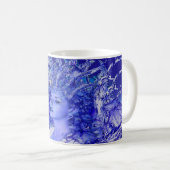 Blauer Kristall Kaffeetasse (VorderseiteRechts)