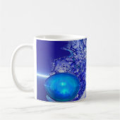 Blauer Kristall Kaffeetasse (Links)