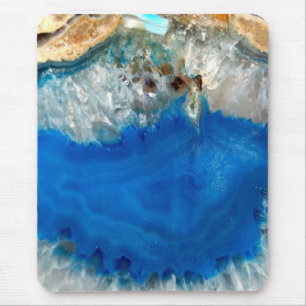 blauer Kristall Mousepad
